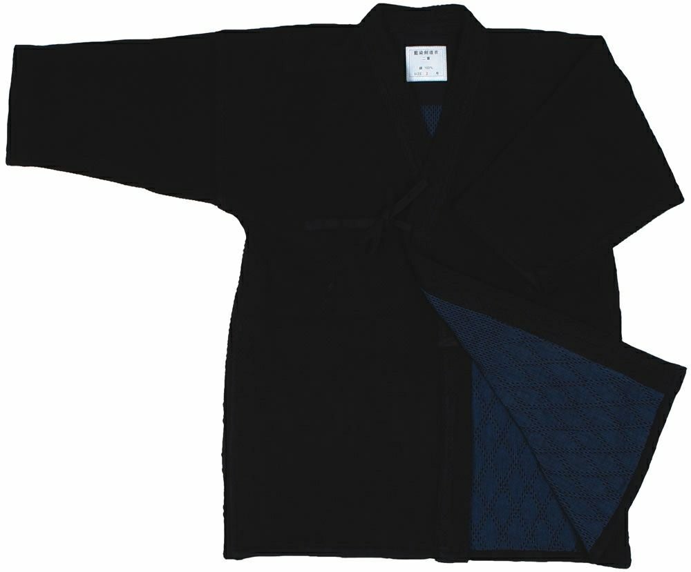 高級紺二重　正藍染　剣道着　軽量ウォッシュ加工仕様　綿100％　3.5号　剣道 正藍染 二重剣道着（WASH加工） | 剣道防具コム