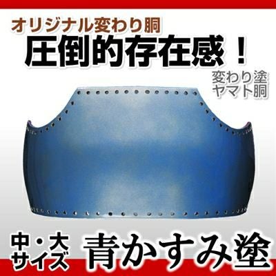 50本型胴 青カスミ塗】 変わり胴(塗り胴）[胴台のみ] | 剣道防具コム