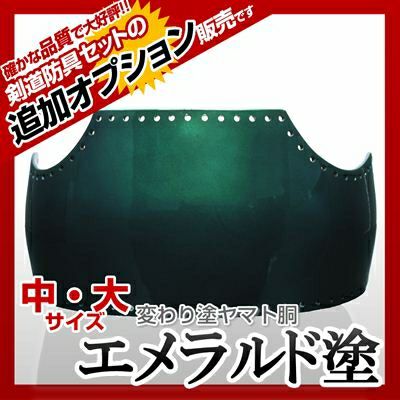 50本型胴 エメラルド塗】 カラー胴(色胴）に交換 [剣道防具セットの
